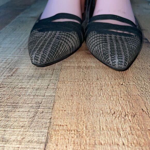 Stuart weitzman hounds tooth pointed toe flats - Picture 11 of 12